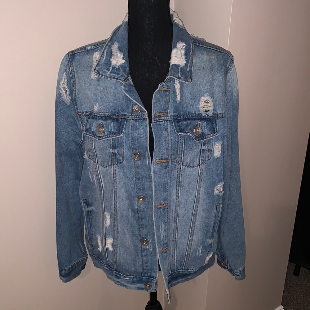 Cool Sono Distressed Denim Jacket